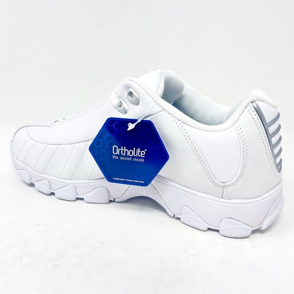 K Swiss ST329 Heritage White Classic Blue Ribbon - Picture 3 of 5